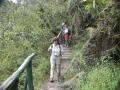 MachuPichu2005-00173-IncaTrail-Jami And Her Walking Sticks